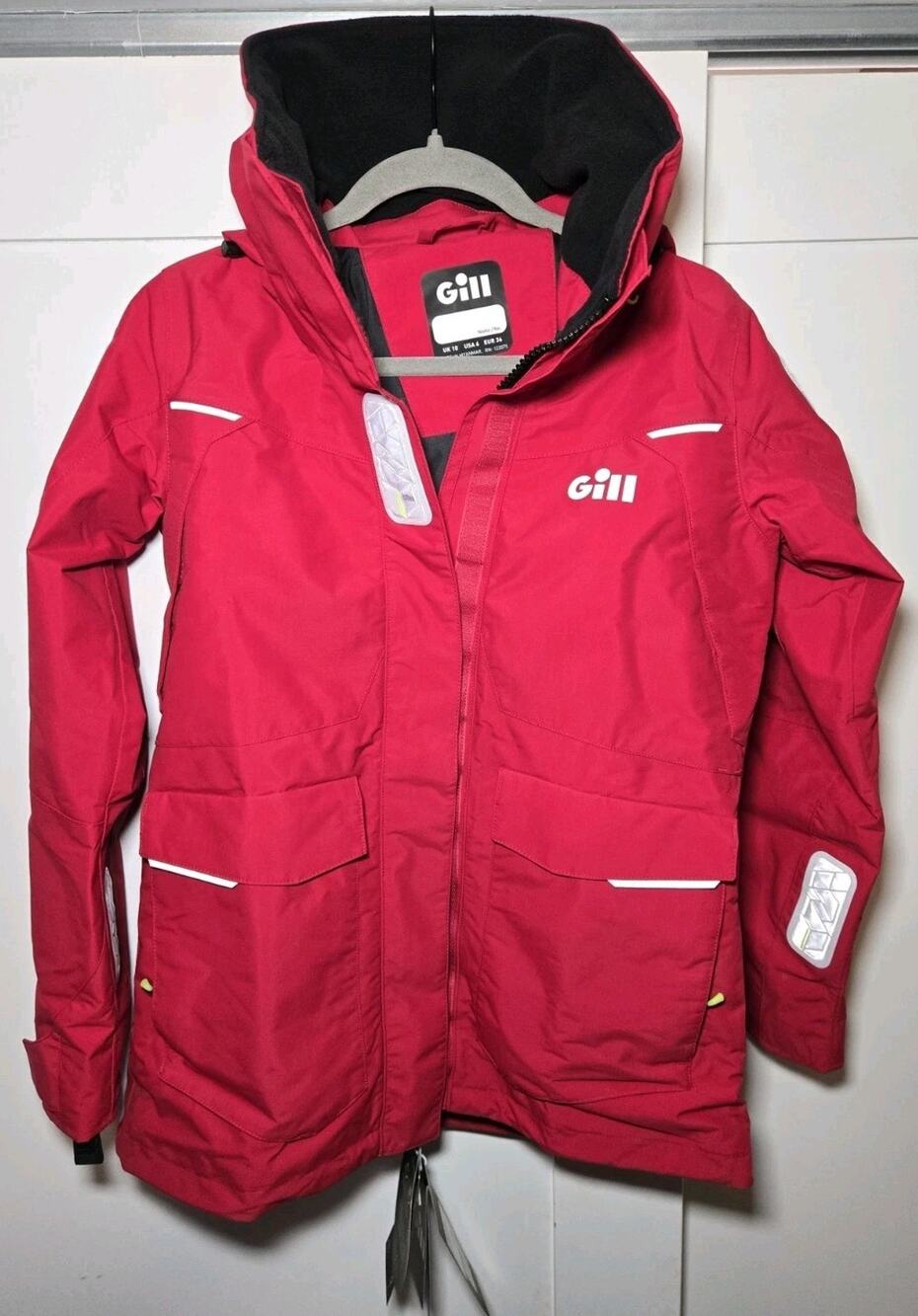 GILL Women's OS2 Red Offshore Jacket (OS25JW RED01) Size US 6 Small